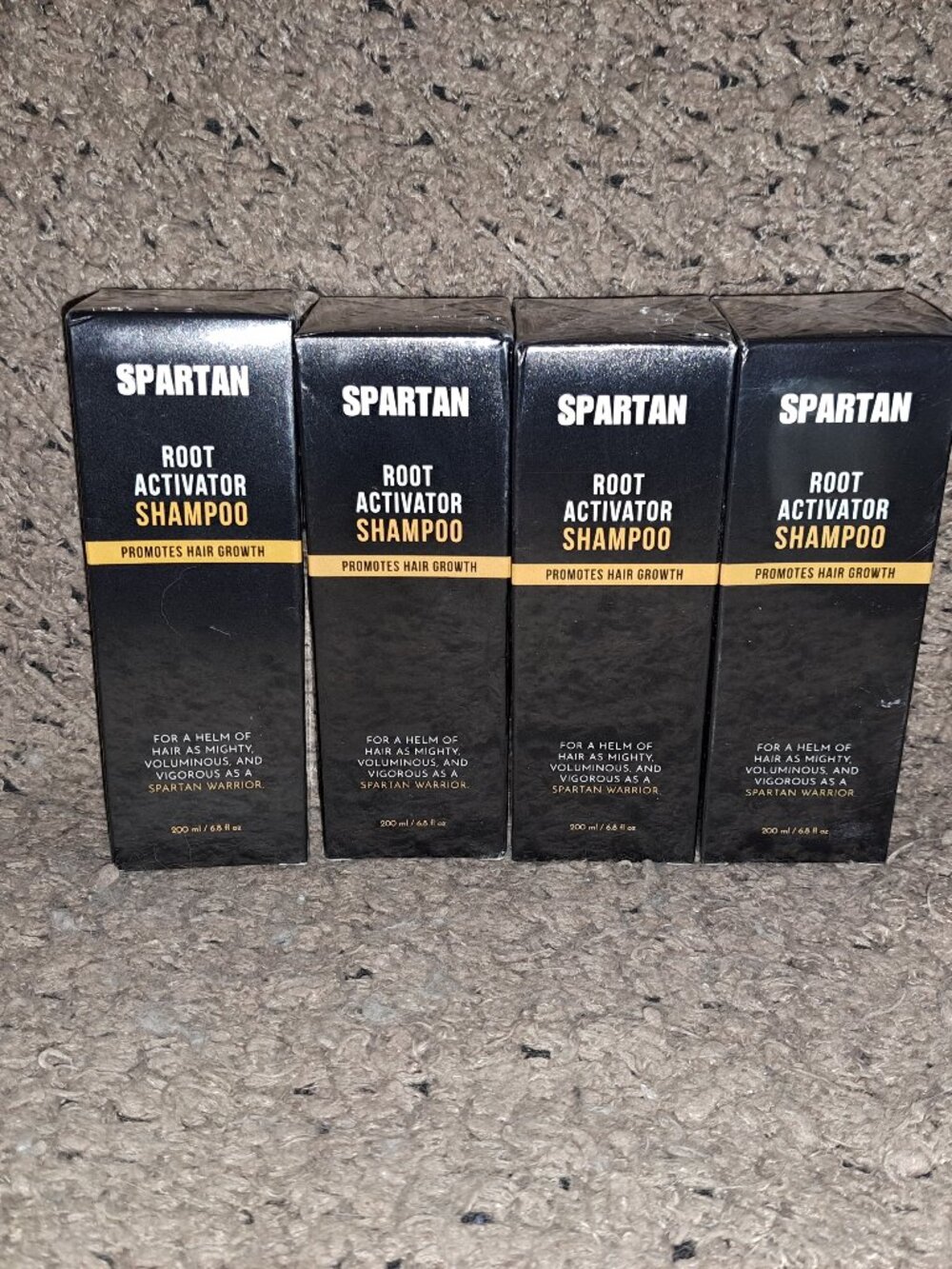 SPARTAN-Root Activator Shampoo Hair Growth 4-Pack 6.8 fl oz Each-New/Sealed